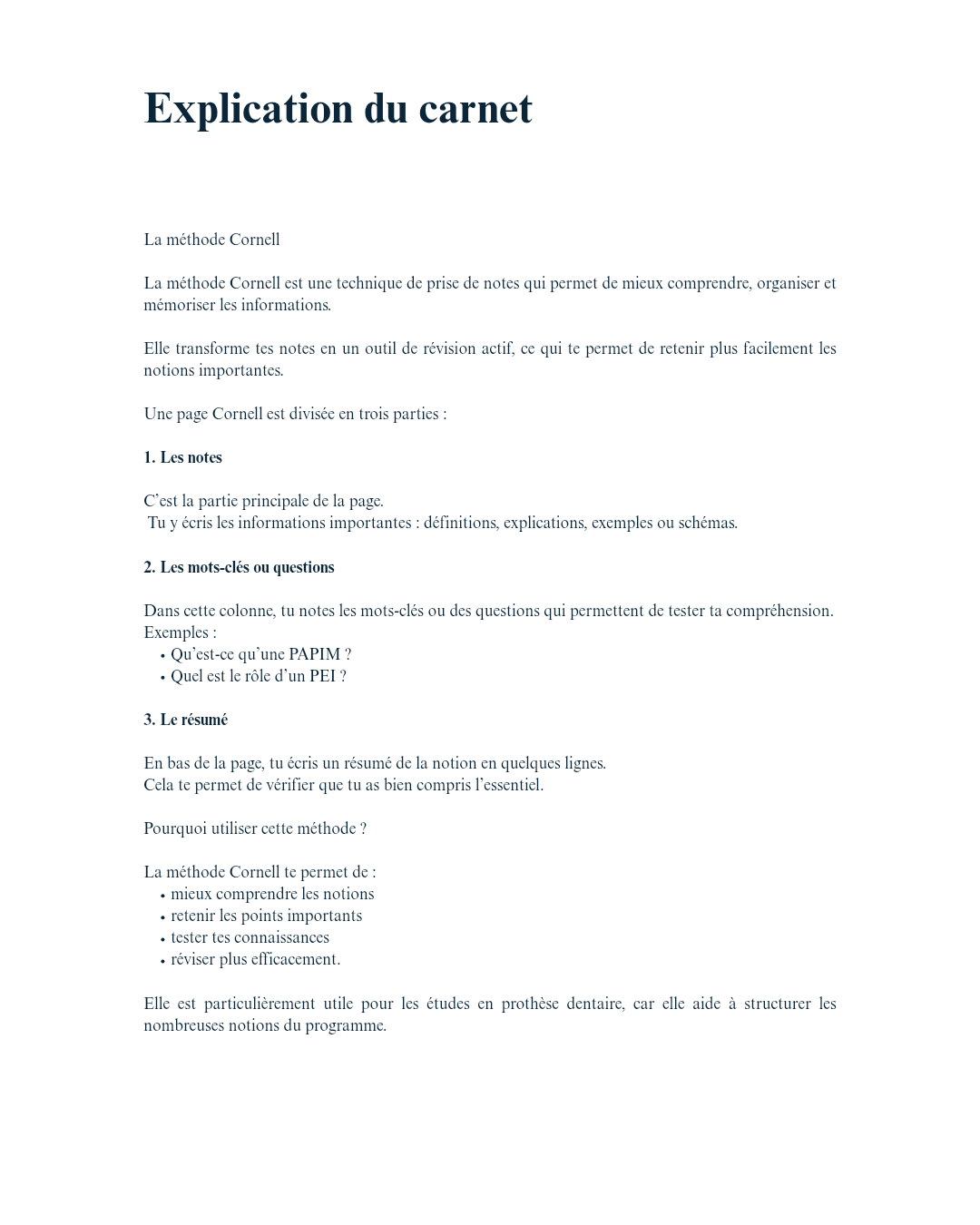 Pack BTS prothèse dentaire