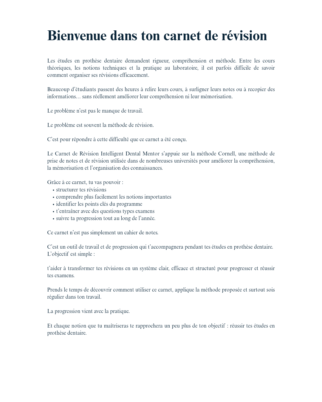 PACK Révision Intelligente