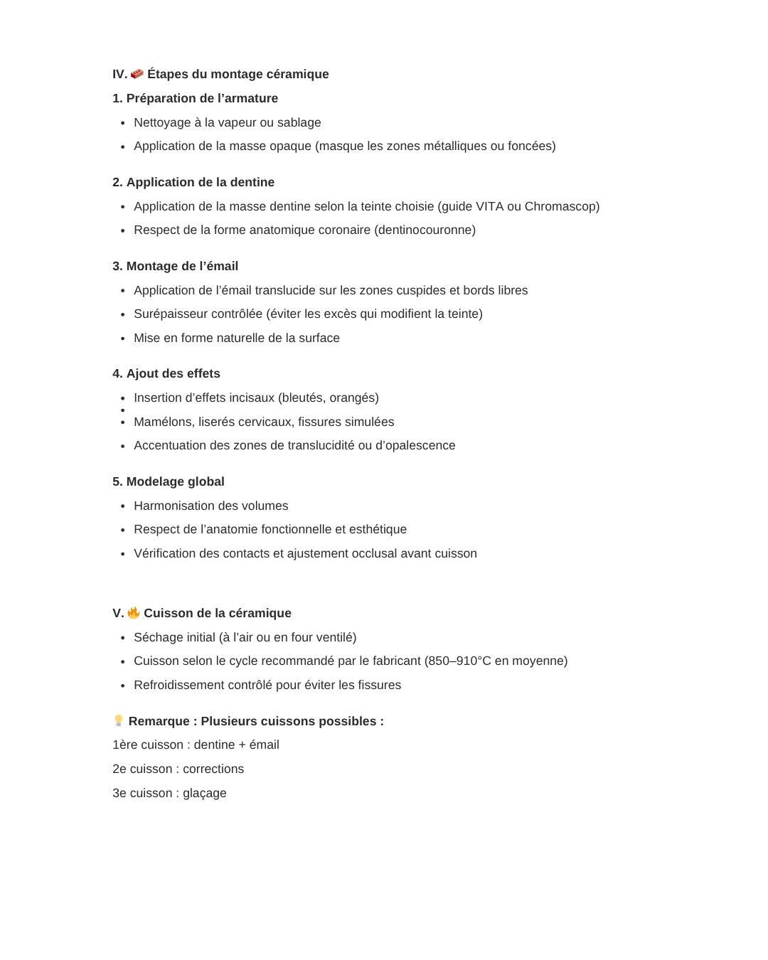 Cahier de Révision Bac Pro Prothèse Dentaire